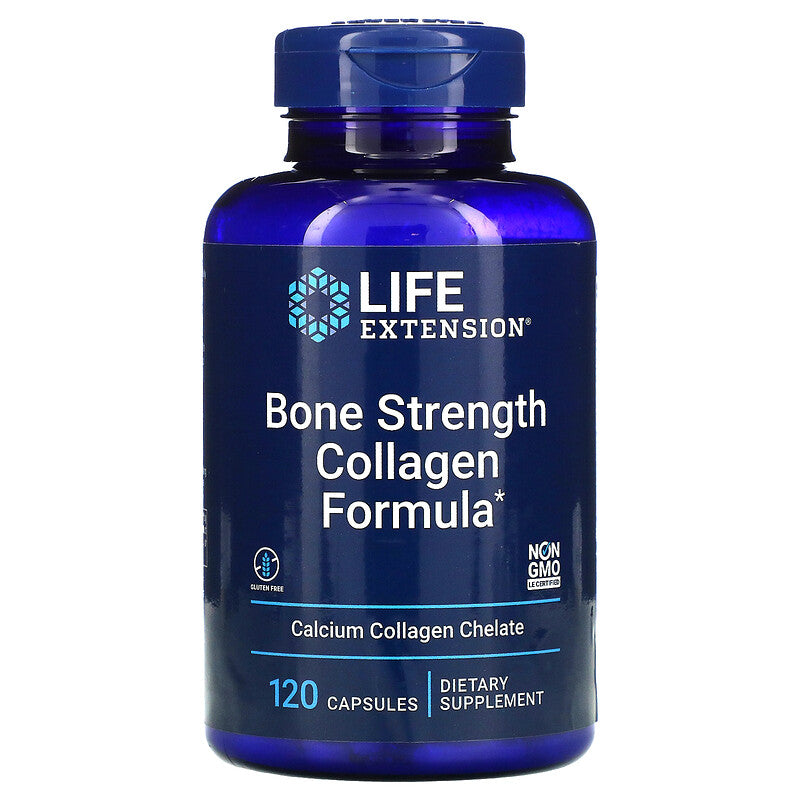 Life Extension Bone Strength Formula With Koact 120 Capsules Better Health International 