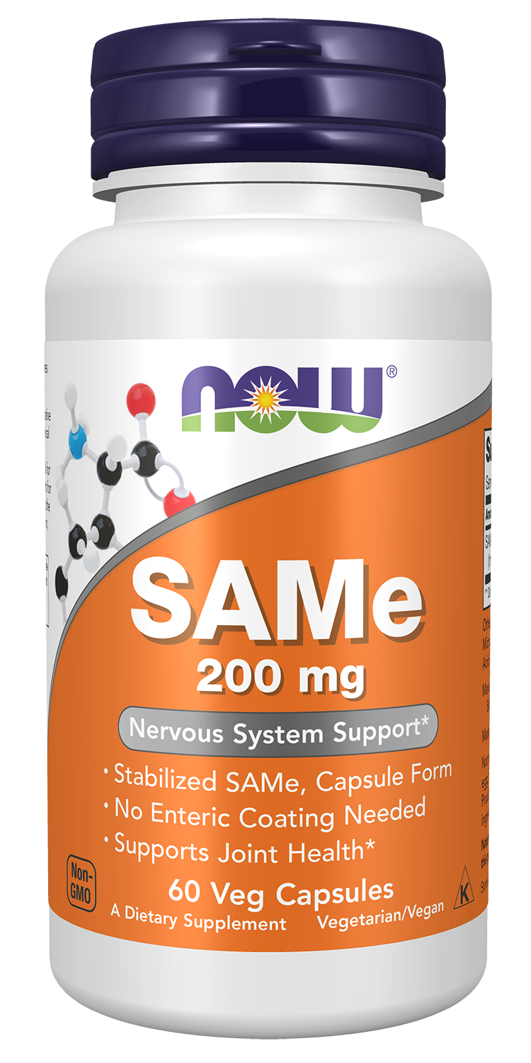 SAMe (Disulfate Tosylate) 200 mg 60 Veg Capsules by NOW