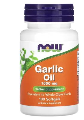 Garlic Oil, 1,500 mg, 100 Softgels- by Now