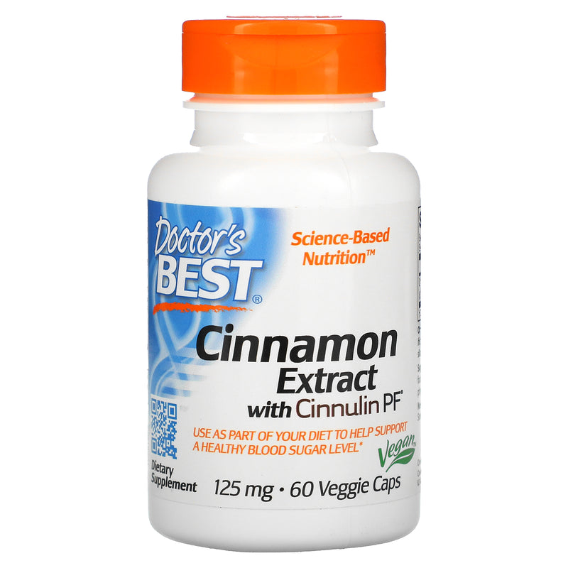 Best Cinnamon Extract Cinnulin PF 125 mg 60 Veggie Caps