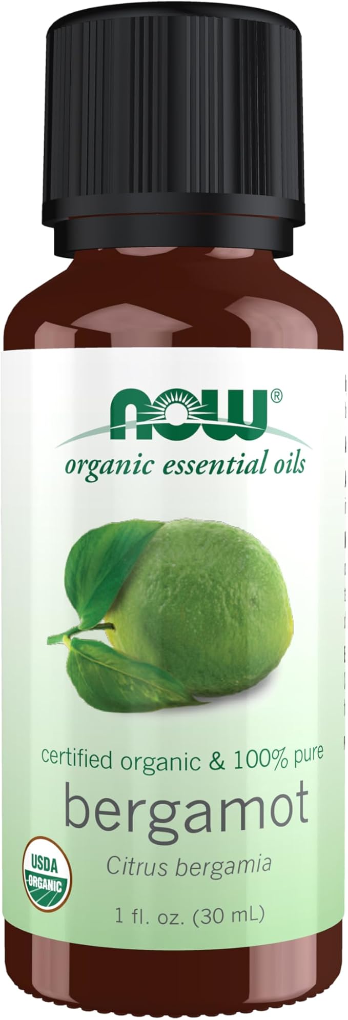 Organic Bergamot Oil, 1 fl oz (30 ml)  by NOW