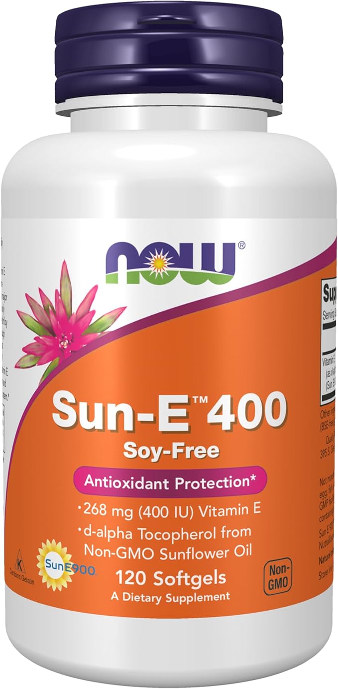 Sun-E 400 - 268 mg (400 IU) 120 Softgels by NOW