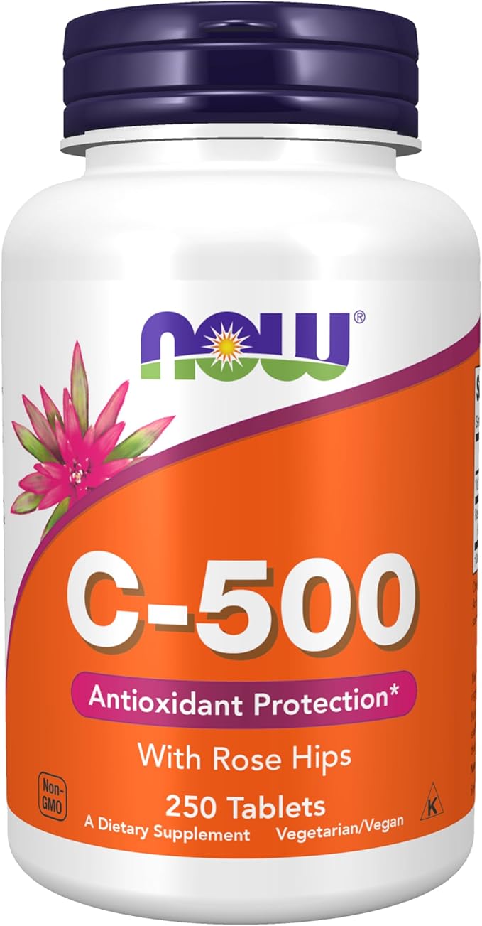 Vitamin C-500 with Rose Hips, Antioxidant Protection*, 250 Tablets