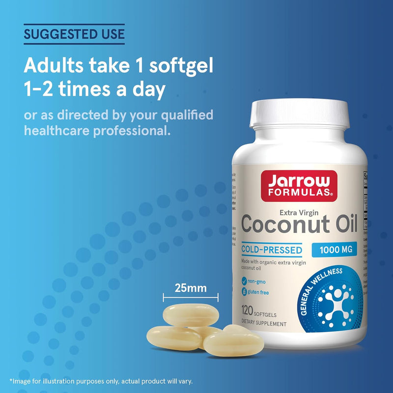 Extra Virgin Coconut Oil 1000 mg 120 Softgels