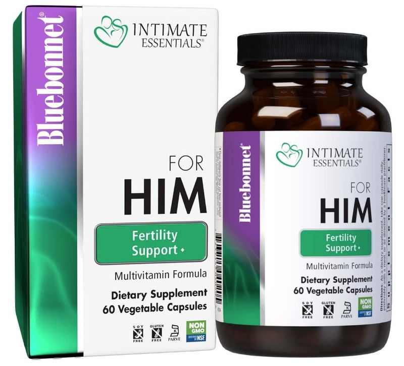 Intimate Essentials For Him Conception Formula 60 Vegetable Capsules, by Bluebonnet