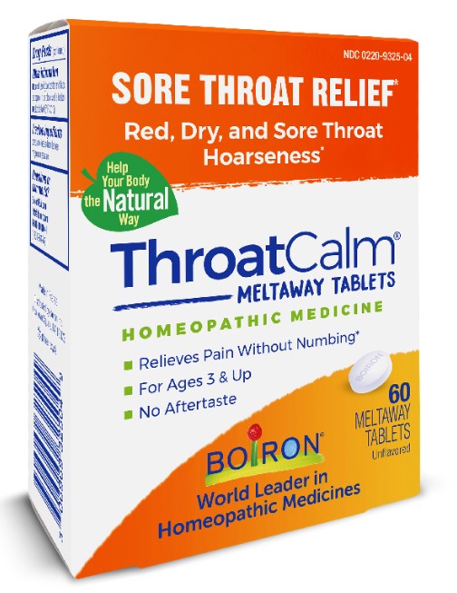 Throat Calm, 60 Quick-Dissolving Tablets, by Boiron