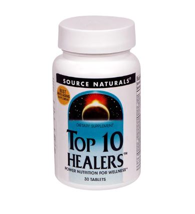 Top 10 healers by Source Naturals