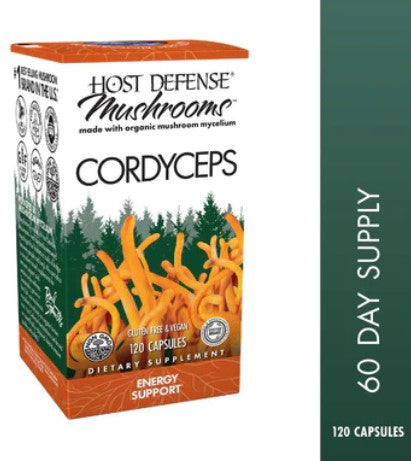 Host Defense Cordyceps 120 Vegetarian Capsules