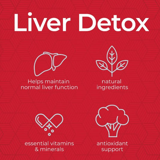 Liver Detox 60 Capsules, by Health Plus