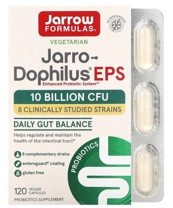 Jarro-Dophilus EPS 10 Billion CFU 120 Veggie Caps