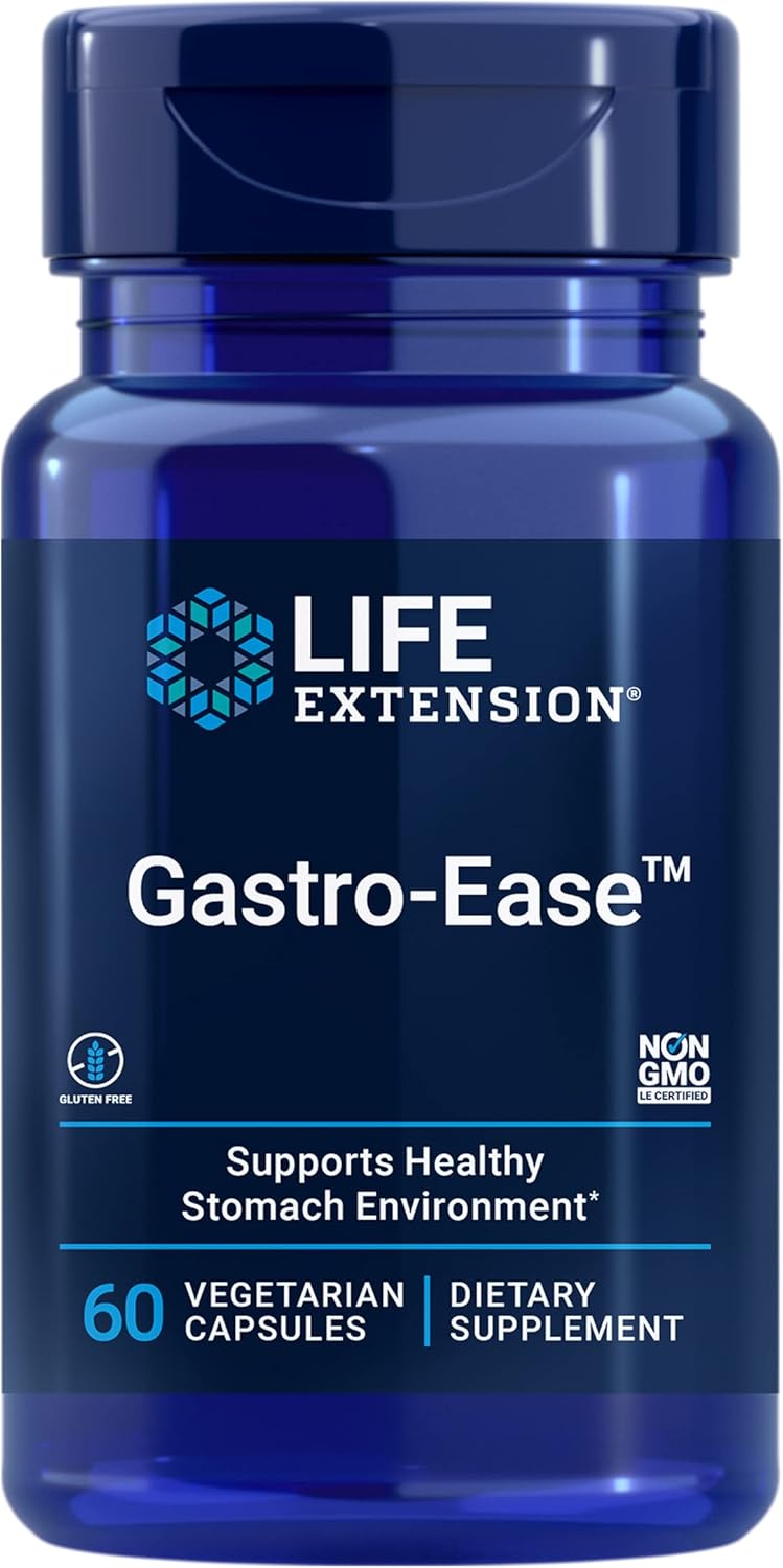 Gastro-Ease 60 Veg Caps by Life Extension