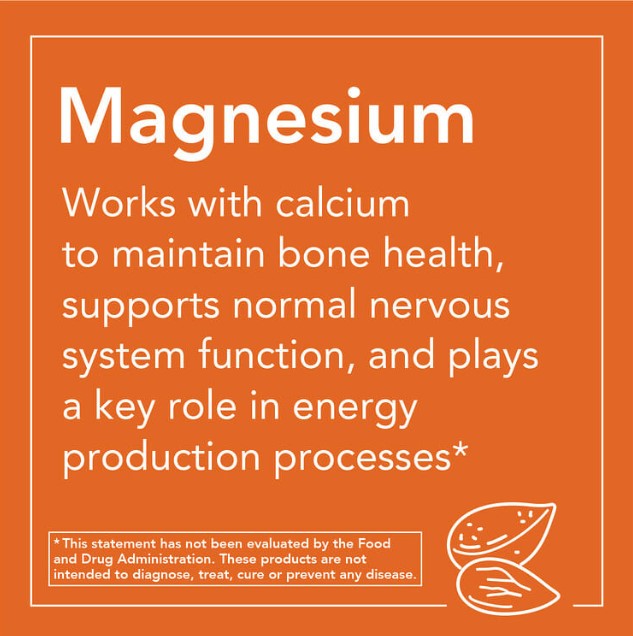Magnesium Glycinate, 180 Tablets, by NOW