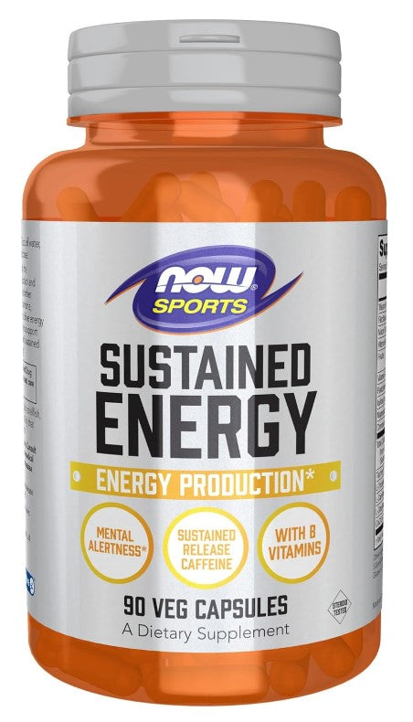 Sustained Energy - 90 Veg Capsules, by NOW Sports