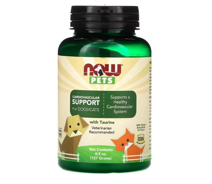 Cardiovascular Support for Dogs/Cats, 4.5 oz (127 g) by NOW Pets
