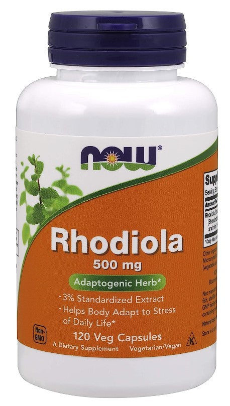 Rhodiola 500 mg 120 Veg Capsules, by Now