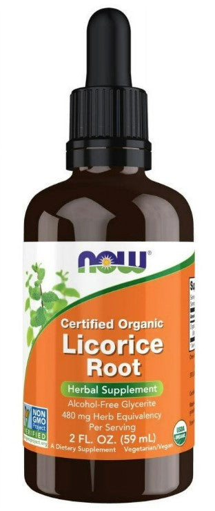 Licorice Root Glycerite, Organic - 2 fl. oz. (59 mL), by NOW