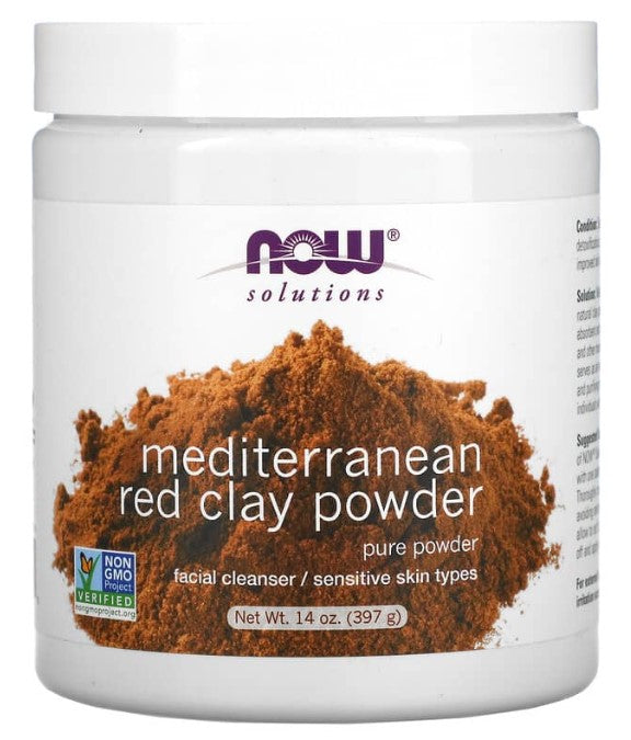 Mediterranean Red Clay Powder, 14 oz (397 g), by NOW