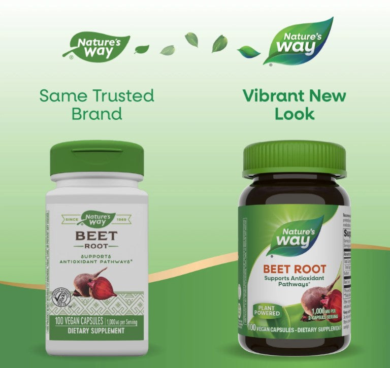 Beet Root 1000 mg 100 Vegetarian Capsules by Nature&