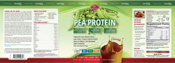 Pea Protein Chocolate 27.6 oz (784 g)