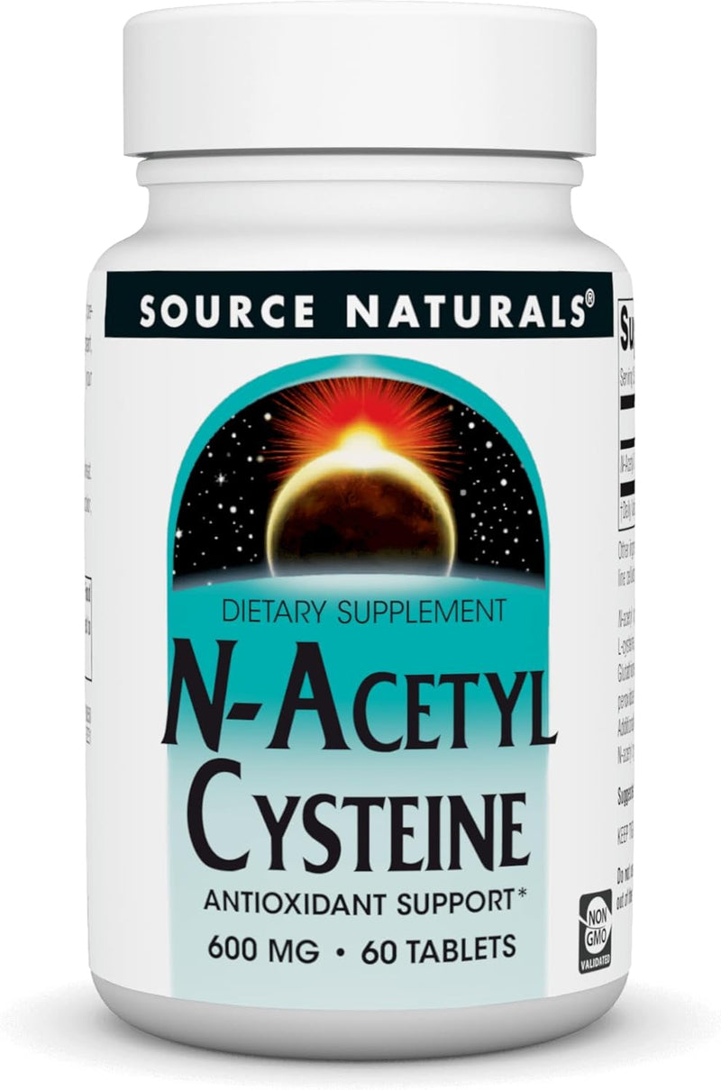 N-Acetyl Cysteine 600mg 60 Tabs by Source Naturals