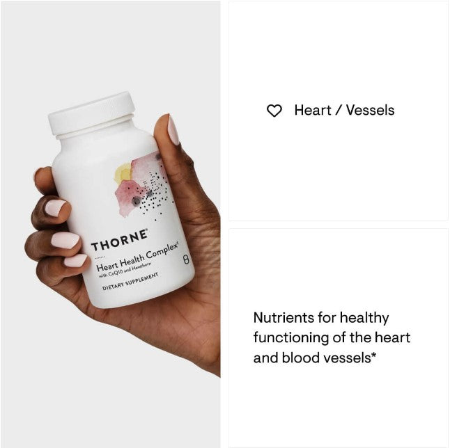 Heart Health Complex with CoQ10 and Hawthorn 90 Capsules, by Thorne