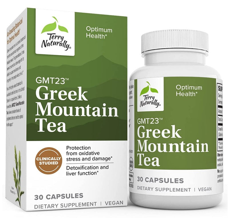 Terry Naturally GMT23™ Greek Mountain Tea, 30 Capsules, by Europharma