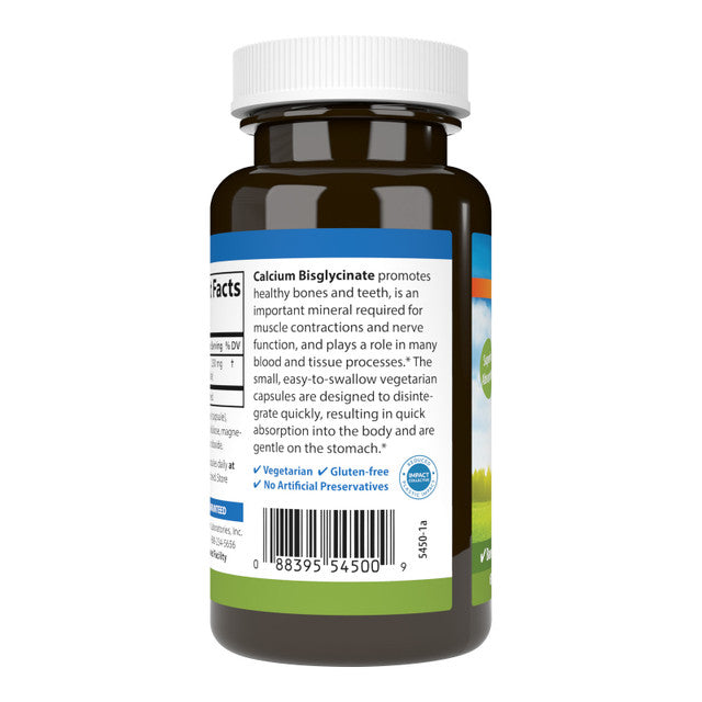 Calcium Bisglycinate 180 Capsules by Carlson Laboratories