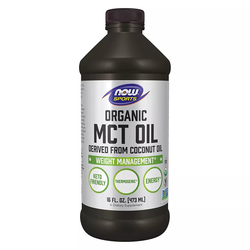 Organic MCT Oil, 16 fl oz (473 ml) by NOW