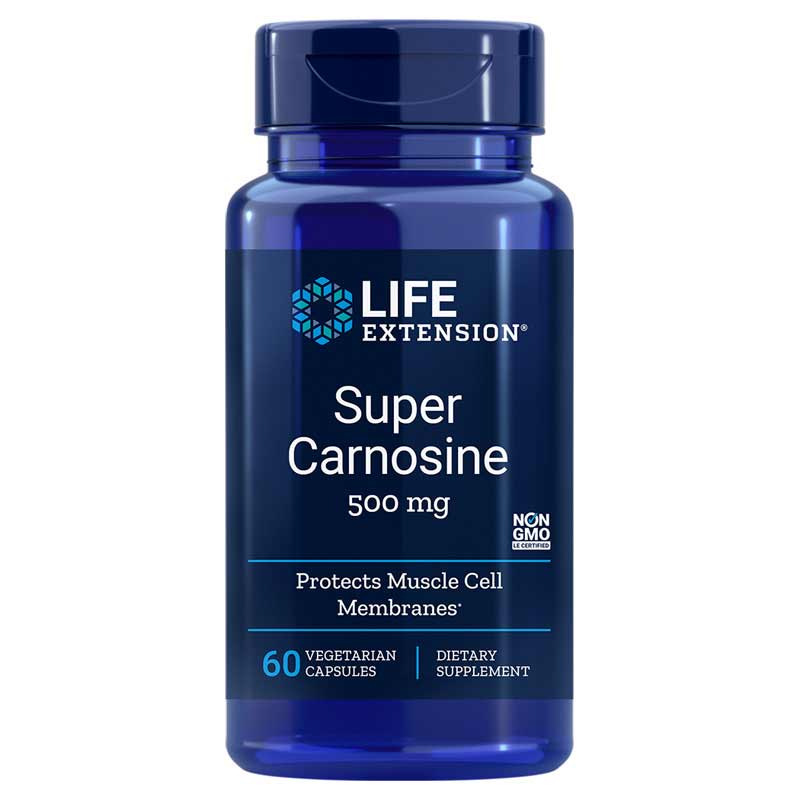 Super Carnosine 500 mg 60 Vegetarian Capsules