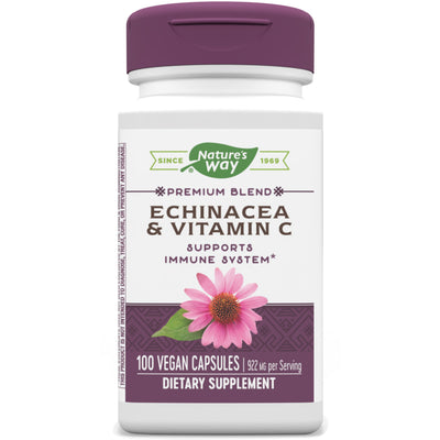 Echinacea & Vitamin C 100 Capsules by Nature's Way best price