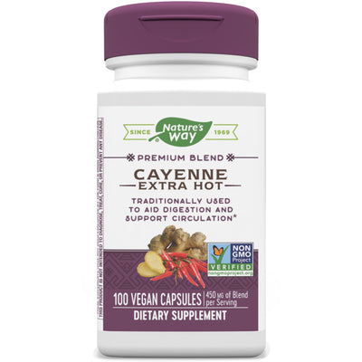 Cayenne Extra Hot 100 Veg Capsules by Nature's Way best price