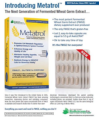 Metatrol Fermented Wheat Germ Extract 60 Vegetarian Capsules
