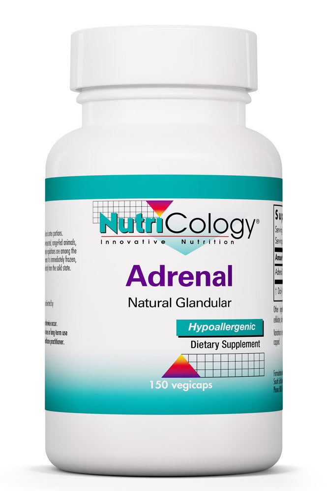 Adrenal Natural Glandular 150 Vegicaps by Nutricology best price
