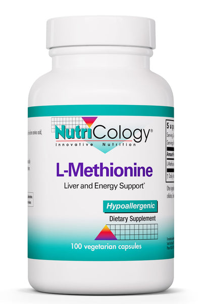 L-Methionine 100 Vegetarian Capsules by Nutricology best price