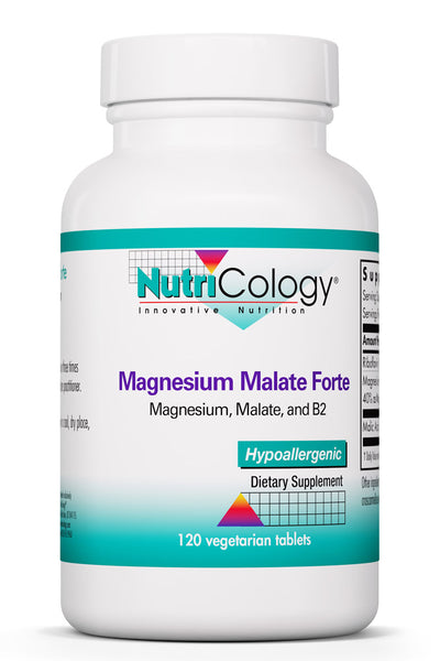 Magnesium Malate Forte 120 Tablets by Nutricology best price