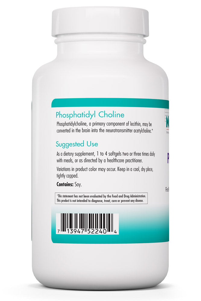 Phosphatidyl Choline 100 Softgels by Nutricology best price