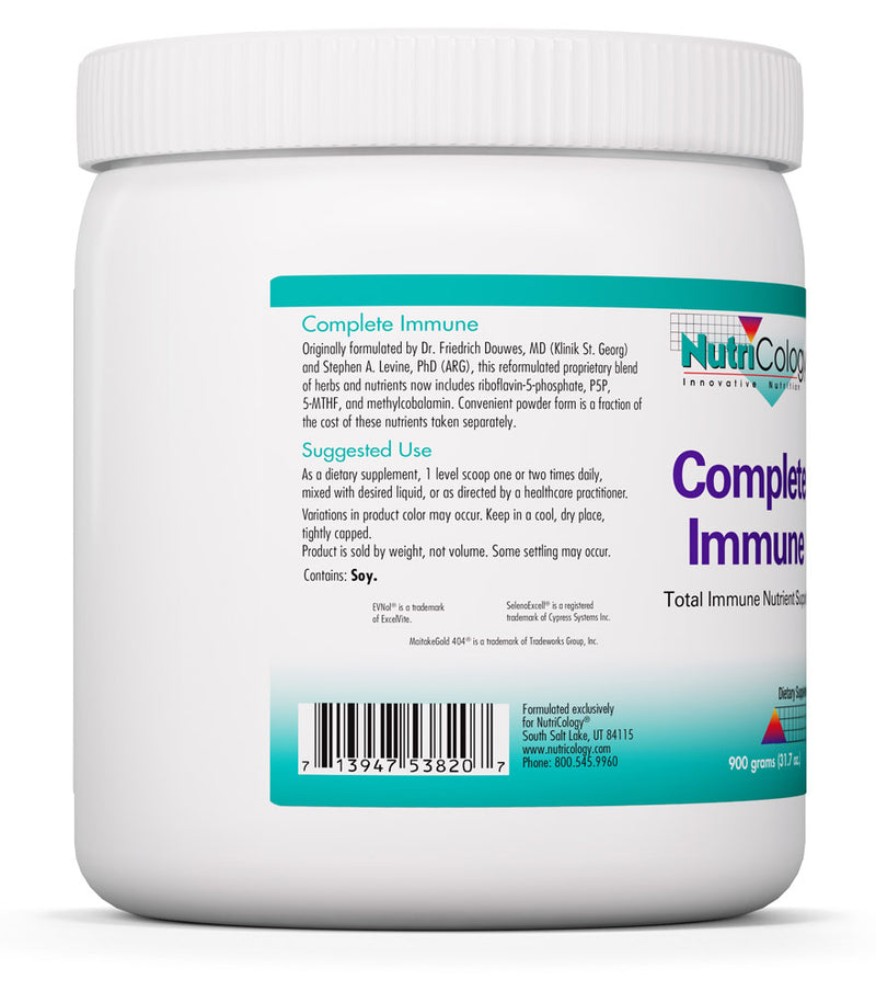 Complete Immune 900 g (31.7 oz) by Nutricology best price