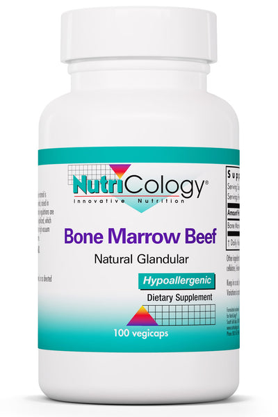 Bone Marrow Beef Natural Glandular 100 Vegicaps by Nutricology best price