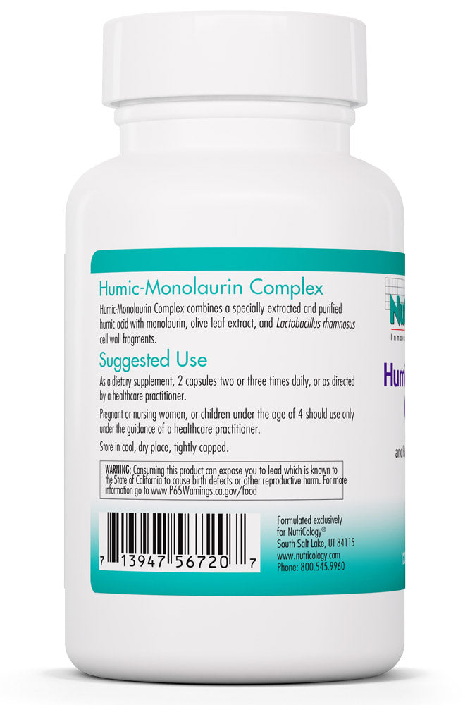 Humic-Monolaurin Complex 120 Vegetarian Capsules by Nutricology best price