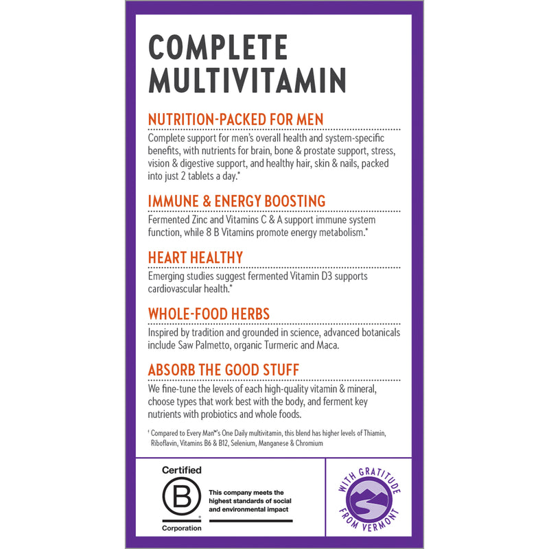Every Man Multivitamin 120 Tablets