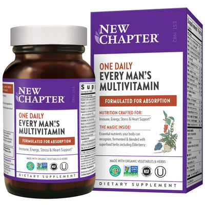 Every Man's One Daily Multi 72 Tablets by New Chapter best price