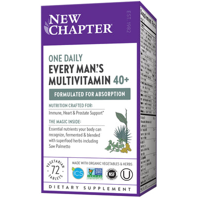 Every Man's One Daily Multi 40+ 72 Tablets by New Chapter best price