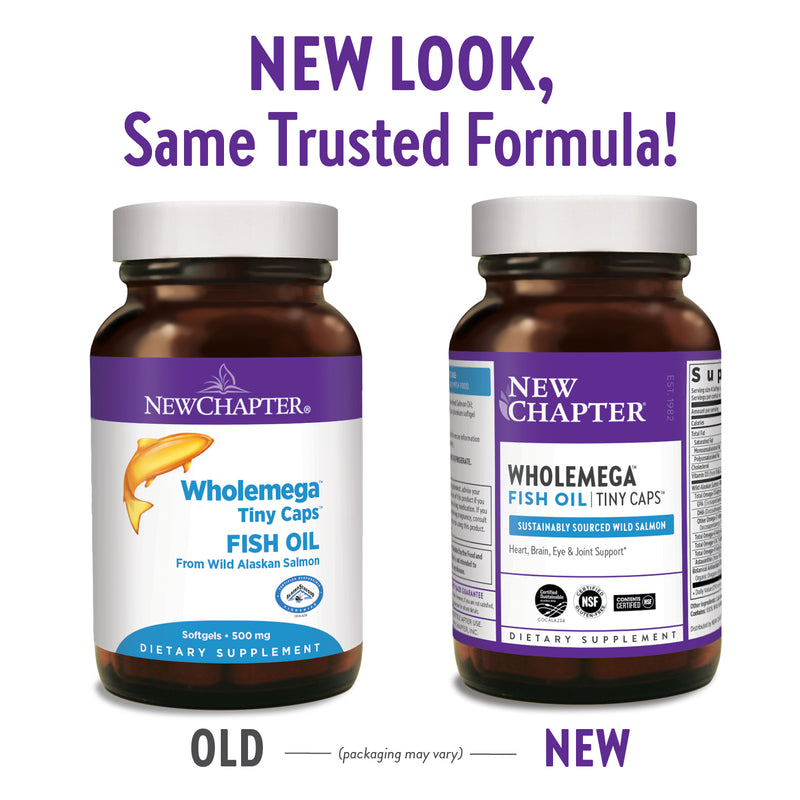 Wholemega Fish Oil Tiny Caps 90 Softgels by New Chapter best price