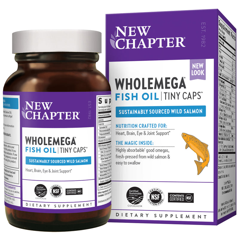 Wholemega Fish Oil Tiny Caps 90 Softgels by New Chapter best price