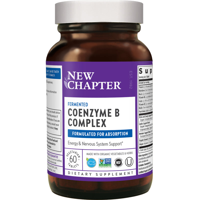 Fermented Coenzyme B Food Complex 60 Vegetarian Tablets by New Chapter best price