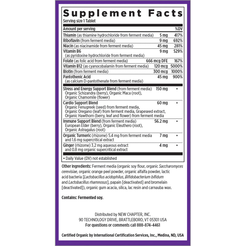 Fermented Coenzyme B Food Complex 90 Vegetarian Tablets by New Chapter best price