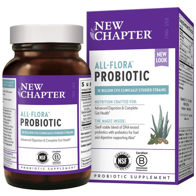 Probiotic All-Flora 60 Vegetarian Capsules by New Chapter best price