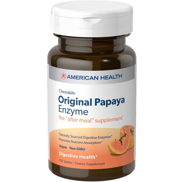 Original Papaya Enzyme 100 Chewable Tabs