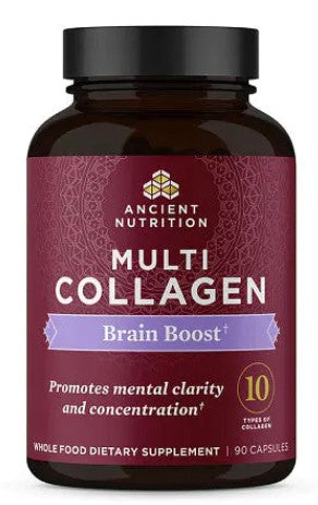 Multi Collagen Brain Boost 90 Capsules, by Ancient Nutrition