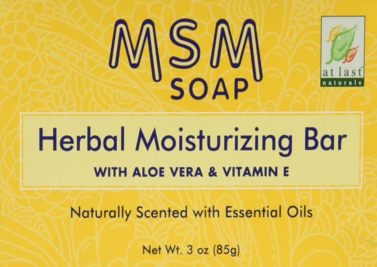 MSM Soap Herbal Moisturizing Bar 3 oz by At Last Naturals Best Price